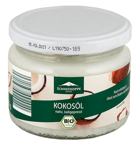 Schneekoppe Kokosöl, nativ kaltgepresst